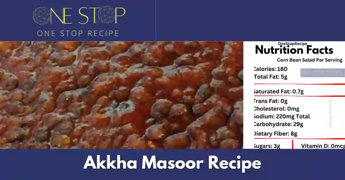 Thumbnail for Akkha Masoor Recipe|अक्खा मसूर बनाने की विधि -OneStopRecipe