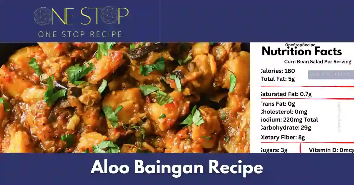 Thumbnail for Aloo Baingan Recipe|आलू बैंगन बनाने की विधि -OneStopRecipe