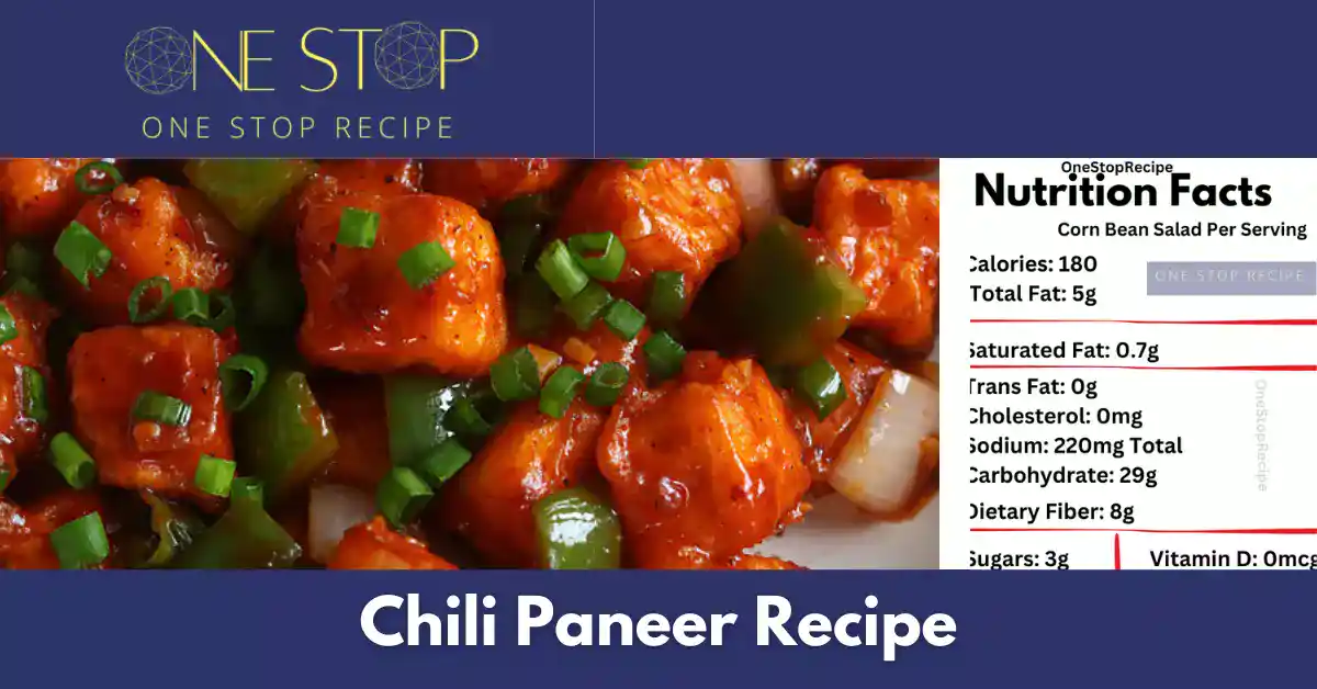 Thumbnail for Chili Paneer Recipe|चीली पनीर बनाने की विधि -OneStopRecipe