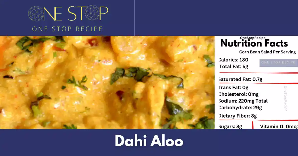 Dahi Aloo Recipe