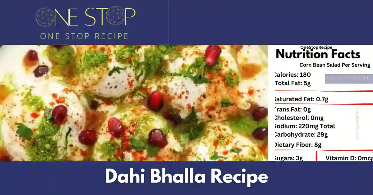 Thumbnail for Dahi Bhalla Recipe In Hindi|दही भल्ला बनाने की विधि -OneStopRecipe