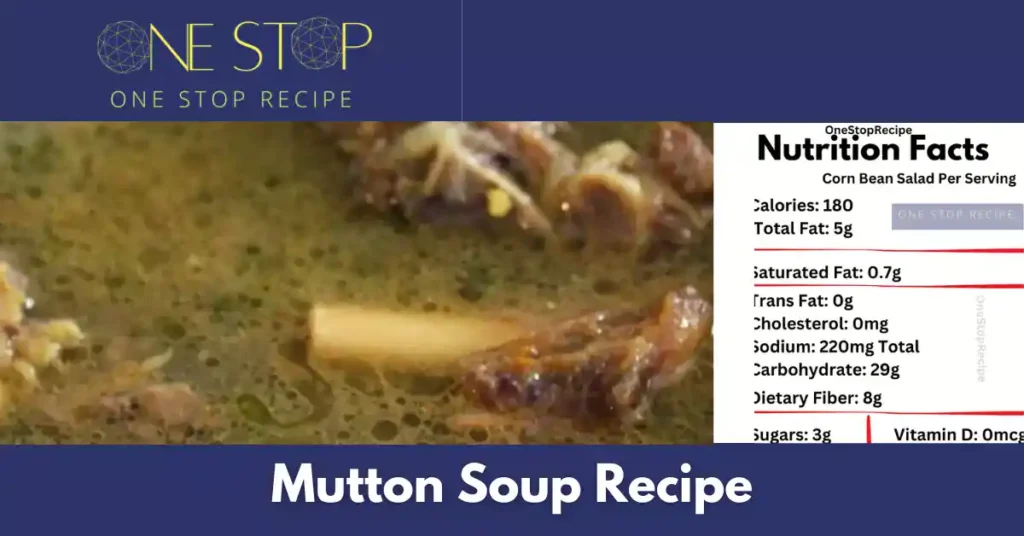Mutton Soup Recipe