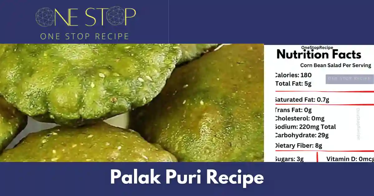 Thumbnail for Palak Puri Recipe|पालक पुरी बनाने की विधि -OneStopRecipe