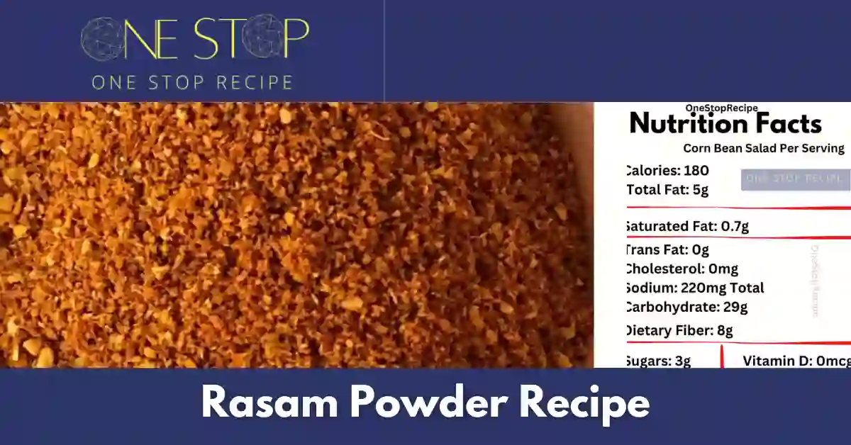 Thumbnail for Rasam Powder Recipe|रसम पाउडर बनाने की विधि -OneStopRecipe