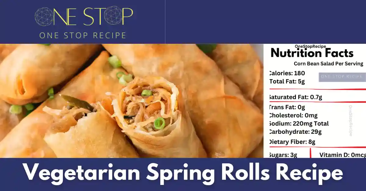 Thumbnail for Vegetarian Spring Rolls – One Stop Recipe