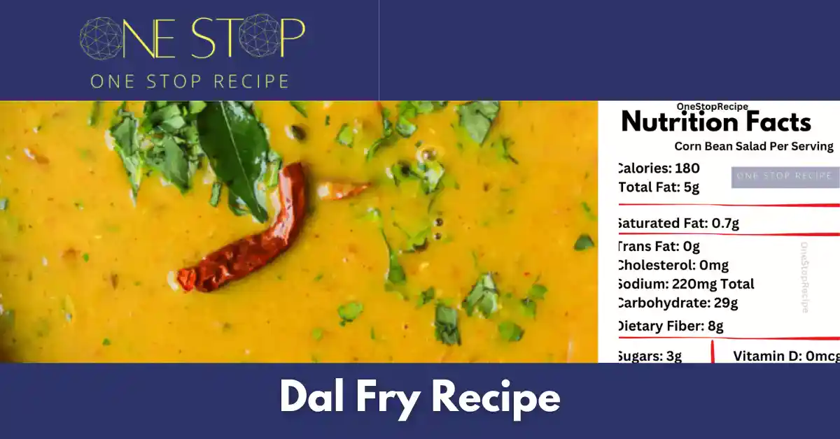 Thumbnail for Dal Fry Recipe In Hindi|दाल फ्राई बनाने की विधि -OneStopRecipe