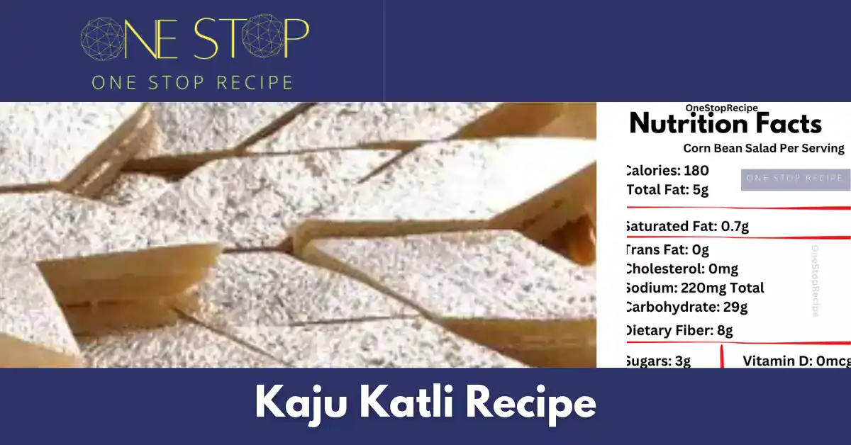 Kaju Katli Recipe In Hindi