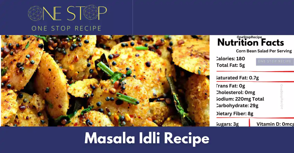 Thumbnail for Masala Idli Recipe|मसाला इडली बनाने की विधि -OneStopRecipe