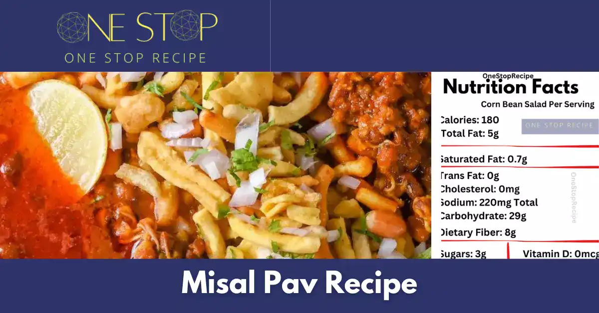 Thumbnail for Misal Pav Recipe In Hindi|मिसल पाव बनाने की विधि -OneStopRecipe