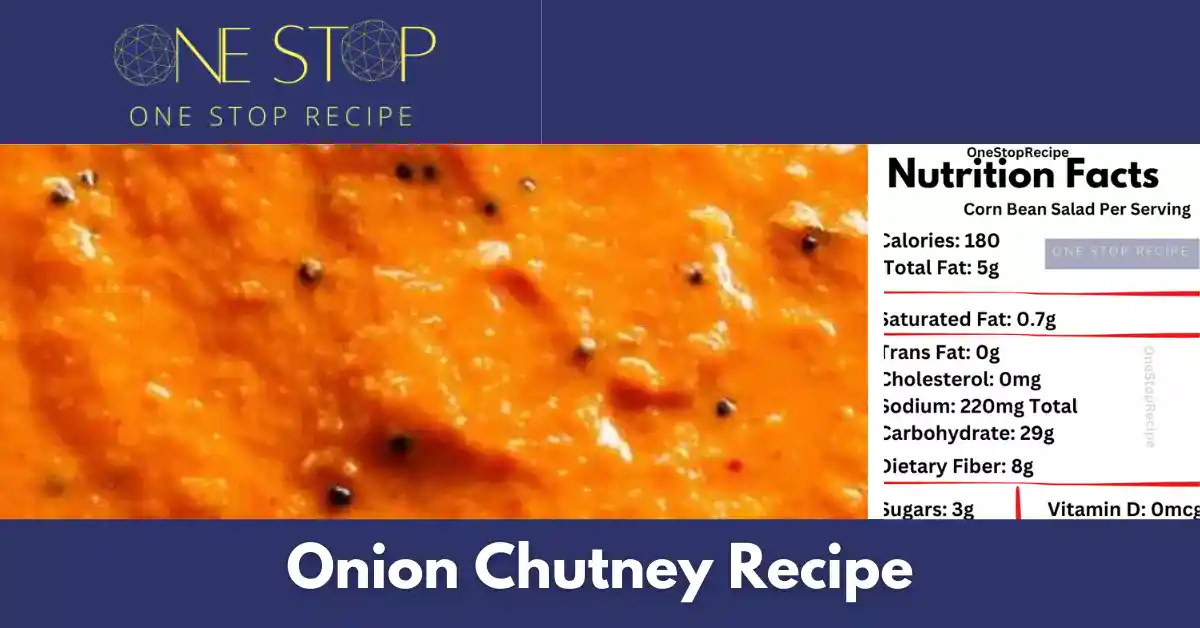 Thumbnail for Onion Chutney Recipe|प्याज की चटनी  बनाने की विधि -OneStopRecipe