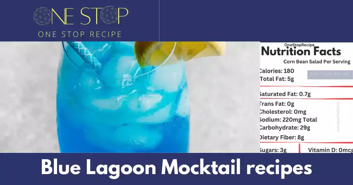 Blue Lagoon Mocktail recipes