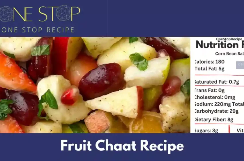 Thumbnail for Fruit Chaat Recipe|फल चाट बनाने की विधि -OneStopRecipe