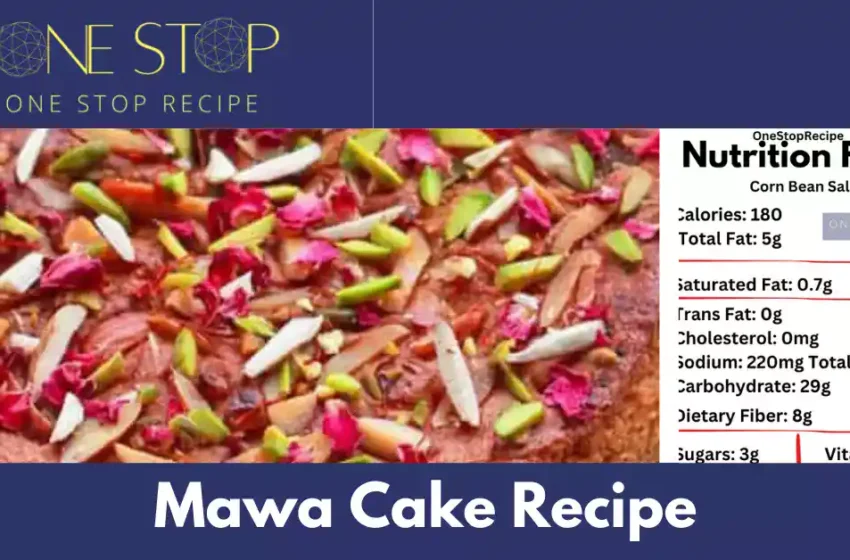Mawa Cake Recipe