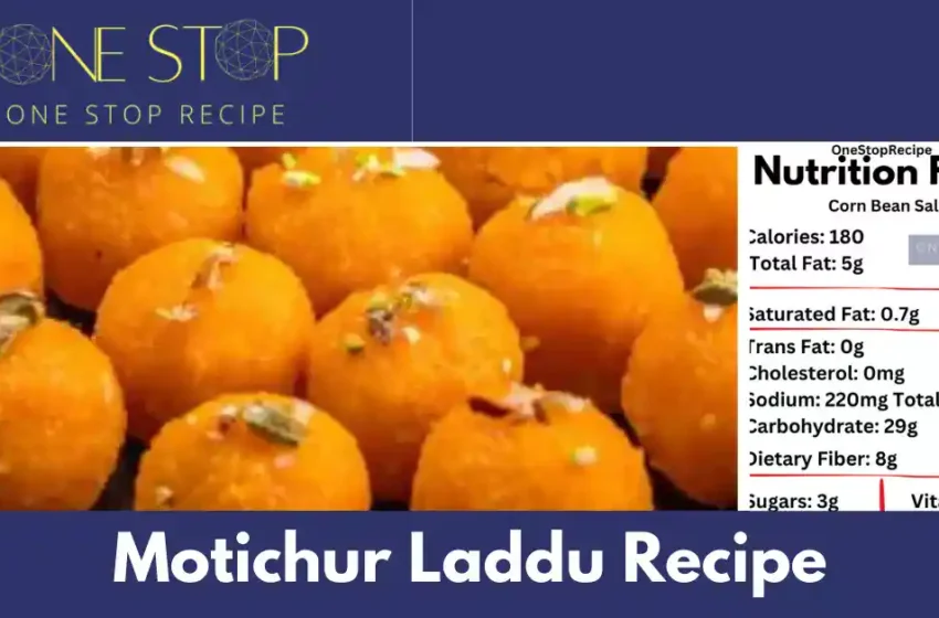 Thumbnail for Motichur Laddu Recipe|मोती चूर लड्डू बनाने की विधि -OneStopRecipe