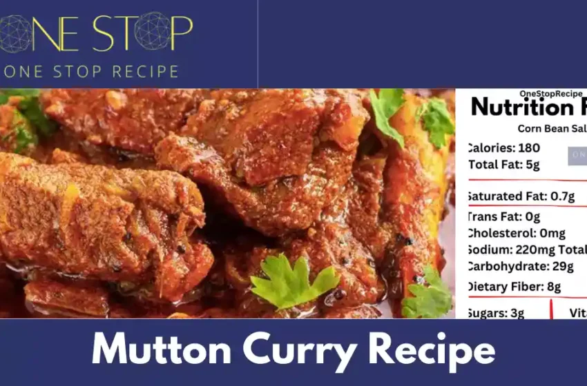 Thumbnail for Mutton Curry Recipe|मटन करी बनाने की विधि -OneStopRecipe