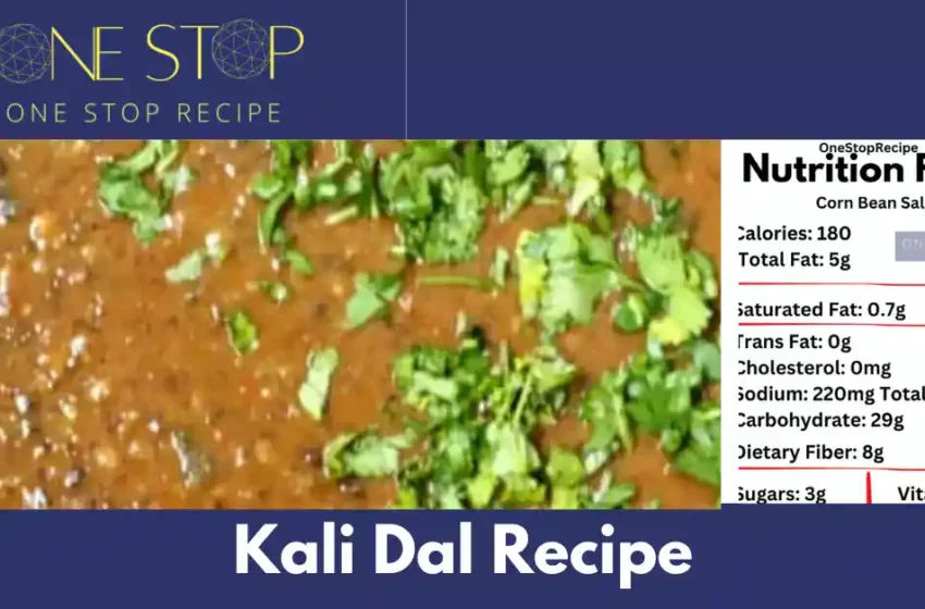 Kali Dal Recipe