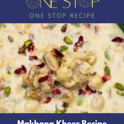 Makhana Kheer Recipe