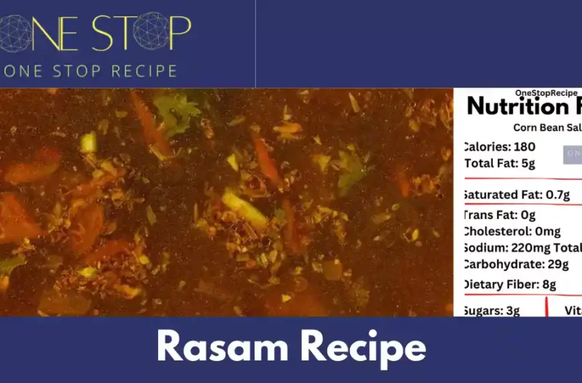 Thumbnail for Rasam Recipe|रसम बनाने की विधि -OneStopRecipe